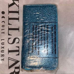 Kirks Folly blue & gold wallet